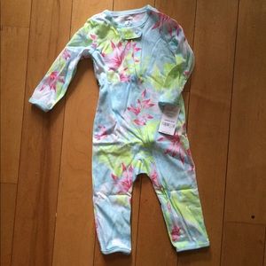 Paradise onesie by Carters.  Size 9 mo. NWT